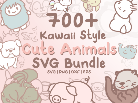Download 700+ Kawaii Animals SVG Illustrations - Premium Resources