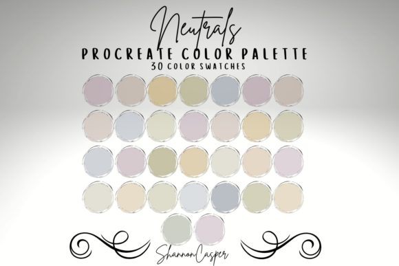 Download Neutral Color Palette for Procreate - Neutral color palette Collection